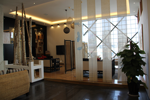 公司261㎡，图片为接待